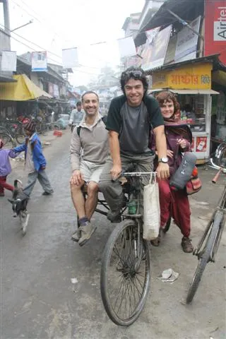 Glen in the footsteps of a rickshaw driver, the Sunderbans.
