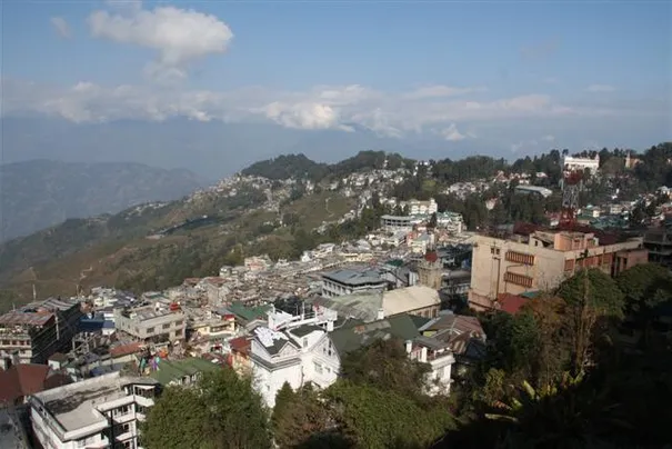 The view from our hotel roof-top, Darjeeling.
