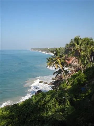 One of the many beautiful sights in Varkala.