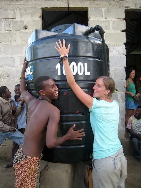 Everyone loved the water tank! :)