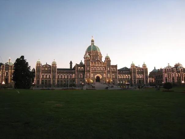 The still used Parliment Building of Victoria.