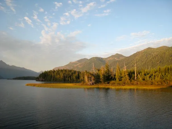 A view of the surroundings of Redneck Beach.