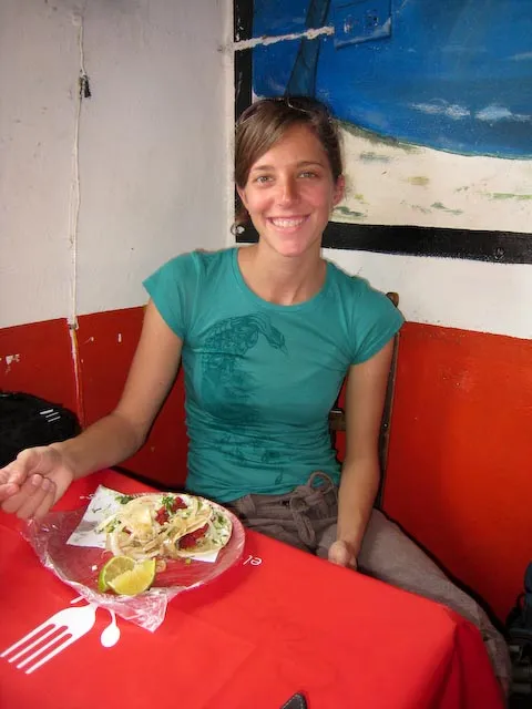 Upon arrival in Mexico we headed strait to the local taco restaurant