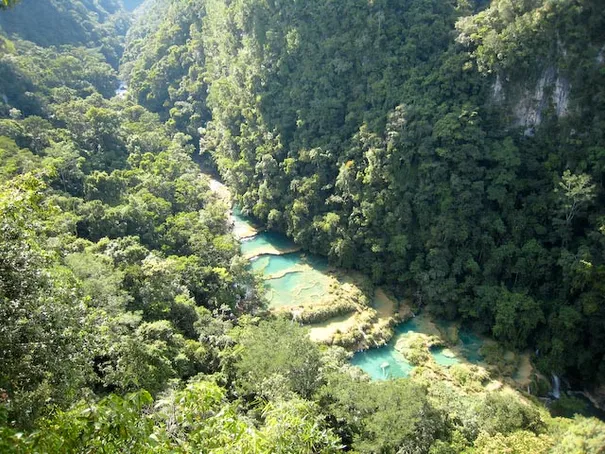 Semuc Champey. The highlight of our time in Central America