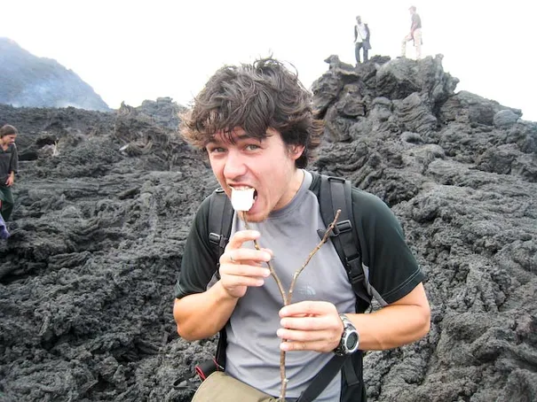 Mmmm, volcanic marshmallows