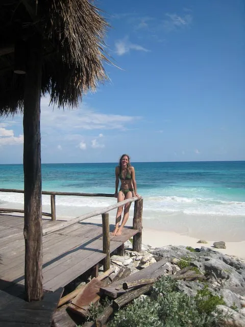 Back in Tulum. Since it was one of the nicest beaches we have ever seen, it was worth another visit