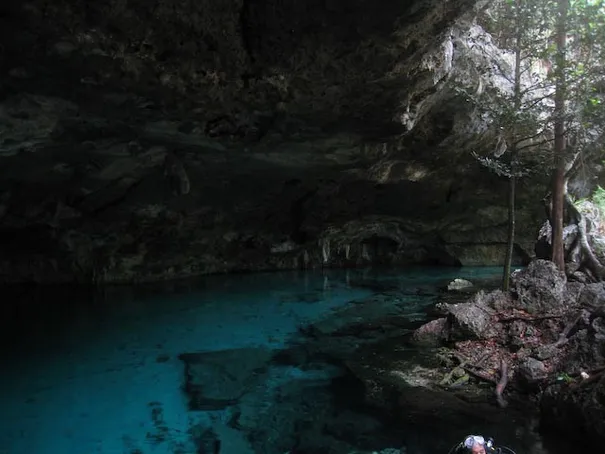 The amazing Dos Ojos Cenote in Mexico