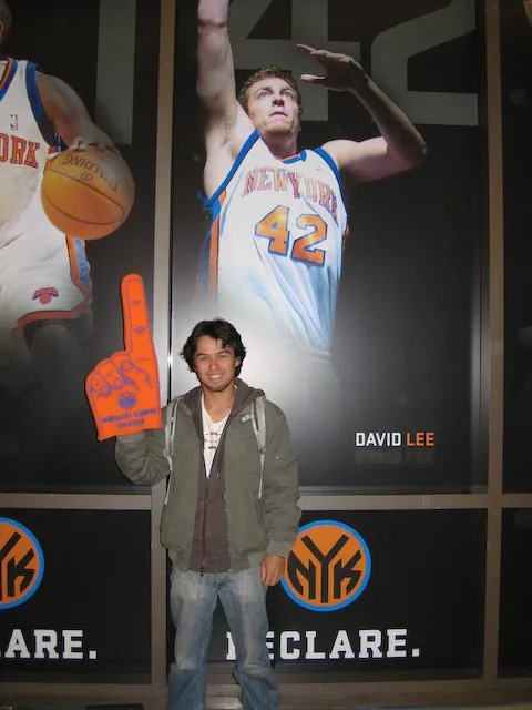 Finally, I got to a Knicks game