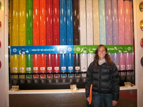 Who would have thought there would be that many colours of M&Ms? This was but a small sample