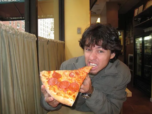 New York pizza really is as big as you thought!