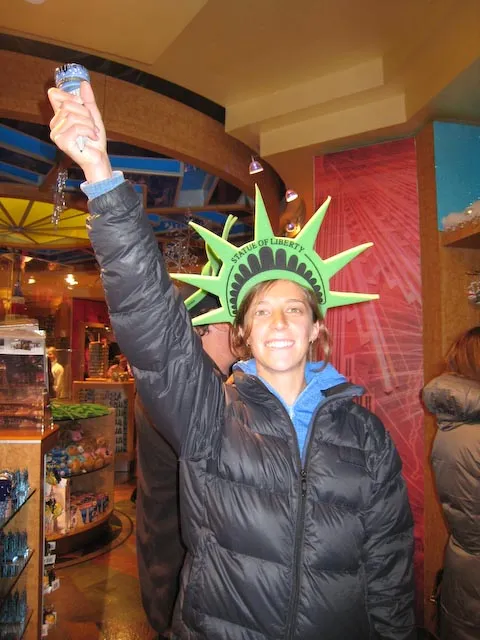 Fun in the gift shop
