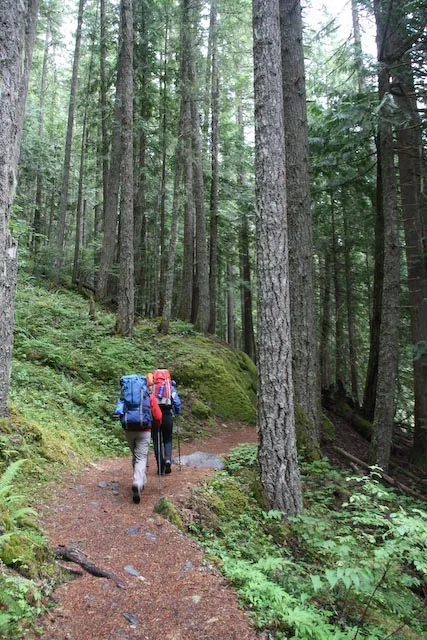 The start of the trail