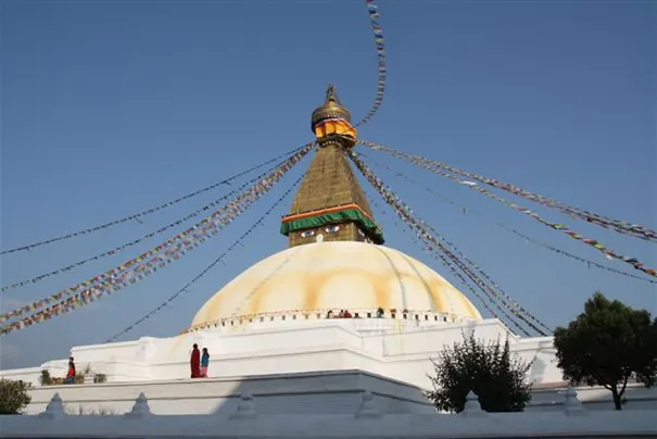 Boudanath Stupa. The largest stupa in Nepal