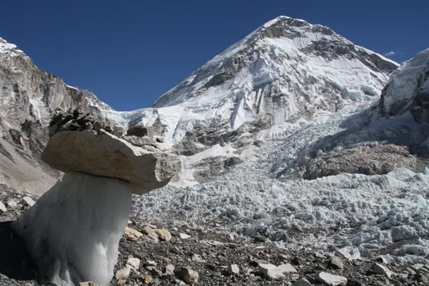 An ice mushroom, Everest Base Camp