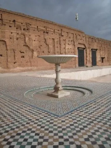 Inside the city palace, Marrakesh