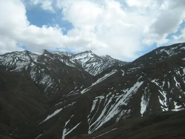Views of the High Atlas from the bus to Todra.