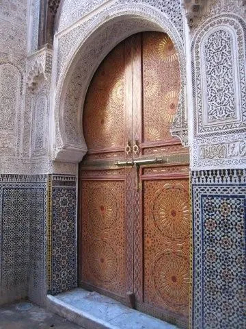 One of the beautiful doors in Fes.