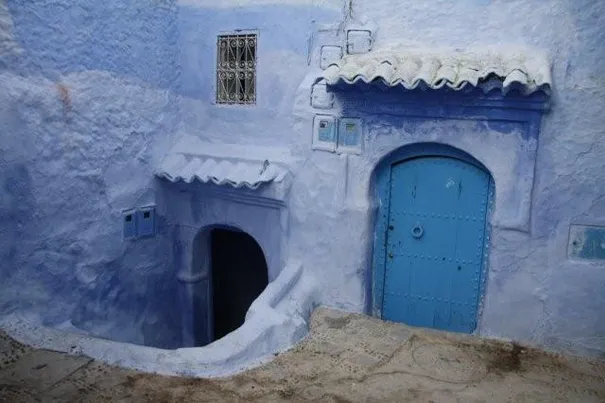 More of the unique painting of Chefchaouen.