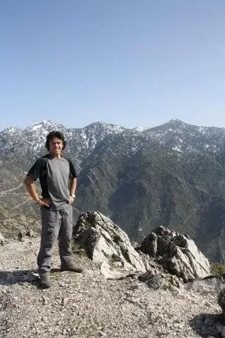 Not one to be out done - Glen at the summit of Jebel El-Kelaa, Chefchaouen