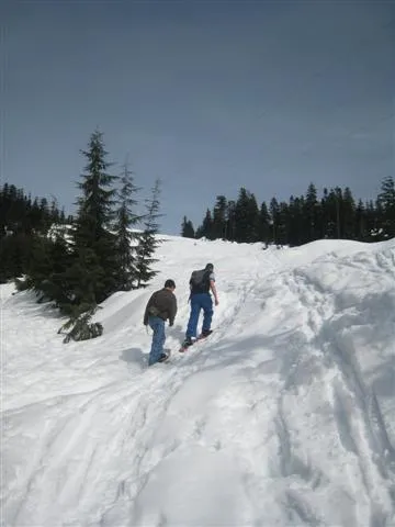 More snow shoeing fun.