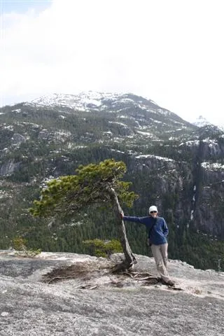 Robyn on the top of the Stawamus Chief.