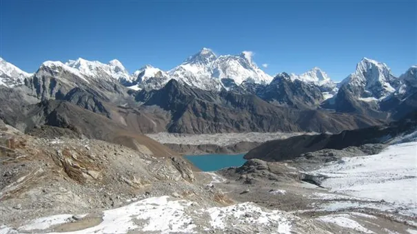 The amazing view from the Renjo Pass