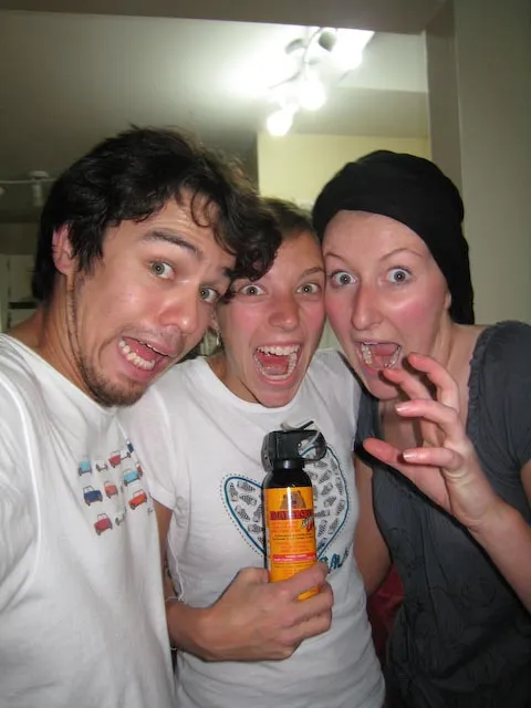 The bears had us scared! Luckily we had the Bear Spray