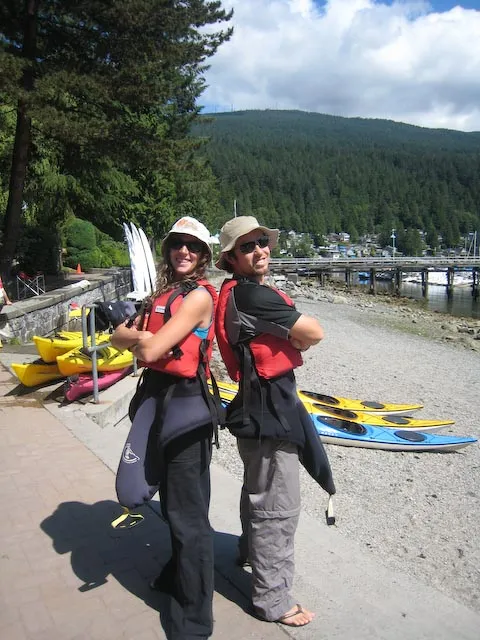 Robyn and Glen stiking a pose