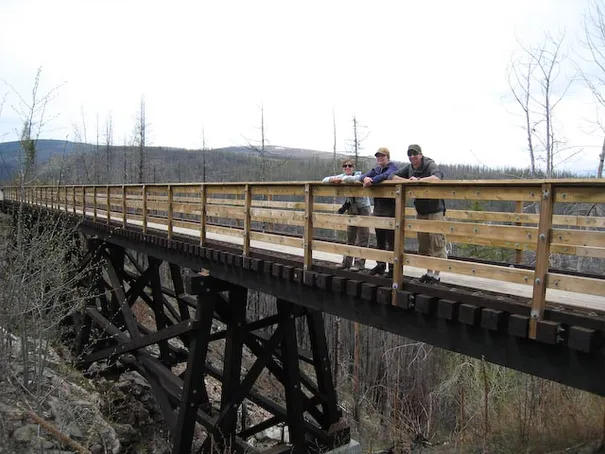 One of the 18 trestles during our 12km stretch of the KVR.
