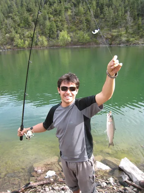 We did eventually catch something. We would show you the rest of the days catch but…